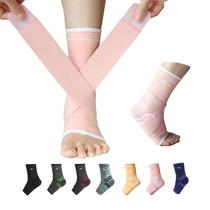 Envoltório de compressão ABIRAM Foot Sleeve com suporte de tornozelo (par) Envoltório de compressão ABIRAM Foot Sleeve com suporte de tornozelo (par)