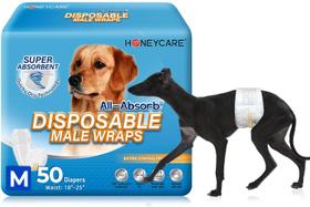 Envoltório para cães HONEY CARE All-Absorb A25 para homens, médio, 50 unidades