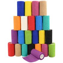 Envoltórios de bandagem autoadesivos RUBY.Q 4 polegadas x 5 jardas, pacote com 24