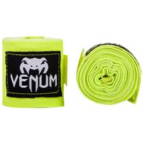 Envoltórios de mão de boxe Venum Kontact Neon Yellow 460 cm