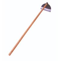 Enxada de Aço Larga Com Cabo 30cm Momfort