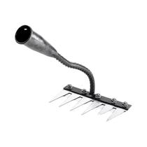 Enxada De Jardinagem De Ferro Com Dentes Para Capina E Soltura Do Solo, 5, 6, 7, 8 Dentes,