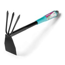 Enxada Dupla para Jardim 18x33x7cm Ponta de Aço com Cabo Plástico - PR6907 - PINCÉIS ATLAS Enxada Dupla para Jardim 18x33x7cm Ponta de Aço com Cabo Plástico - PR6907 - PINCÉIS ATLAS