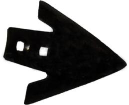 Enxada para cultivador 10 x 1/4" - Enxada para cultivador 10 x 1/4" -