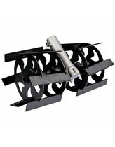 Enxada Rotativa Capinadeira Toyama TWE359 para Roçadeiras Tubo 28mm Eixo 8mm x 9 Resistente Ideal para Capina Revolvimento do Solo e Hortas