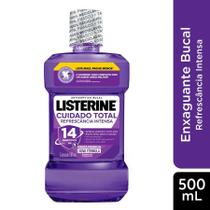 Enxaguante Antisséptico Bucal Listerine Cuidado Total Refrescância Intensa com Álcool 500ml
