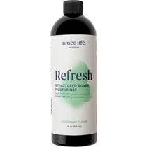 Enxaguante bucal Ameo Life Structured Silver 300ml com sabor de menta