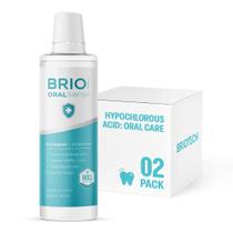 Enxaguante bucal BRIOTECH BrioCare Pure Hypoclorous Acid 500ml (pacote com 2 unidades)