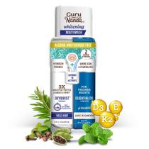 Enxaguante bucal clareador de dentes GuruNanda Oxyburst 600 ml de hortelã selvagem
