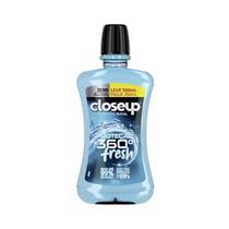 Enxaguante Bucal Close Up Protecao Fresh Ice Zero Alcool Leve 500ml Pague 350ml