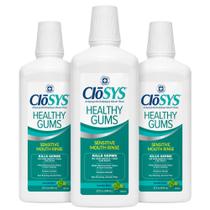 Enxaguante bucal CloSys Healthy Gums Antiplaque 946 ml (embalagem tripla) Enxaguante bucal CloSys Healthy Gums Antiplaque 946 ml (embalagem tripla)