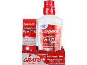 Enxaguante Bucal Colgate Sem Álcool - Luminous White 500ml