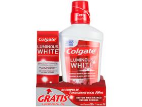 Enxaguante Bucal Colgate Sem Álcool - Luminous White 500ml