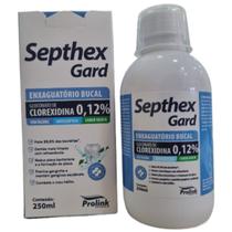 Enxaguante bucal com clorexidina 0,12% septhex gard 250ml Enxaguante bucal com clorexidina 0,12% septhex gard 250ml