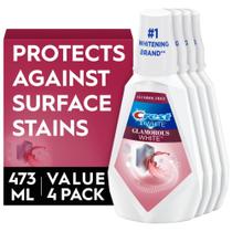 Enxaguante bucal Crest 3D White Glamorous White Arctic Mint 473 ml x4