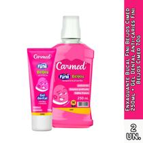 Enxaguante Bucal Fini Beijos Cimed 250ml + Gel Dental Anti-cáries Fini Beijos Cimed 70g Enxaguante Bucal Fini Beijos Cimed 250ml + Gel Dental Anti-cáries Fini Beijos Cimed 70g