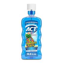 Enxaguante Bucal Fluoretado ACT Kids 500 ml Sabor Abacaxi Sem Álcool Enxaguante Bucal Fluoretado ACT Kids 500 ml Sabor Abacaxi Sem Álcool