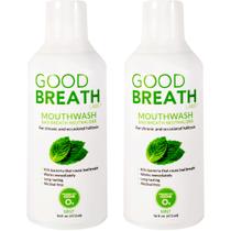 Enxaguante bucal Goodbreath Mint Mouth Rine Halitosis 480 ml (pacote com 2 unidades)