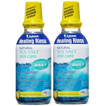 Enxaguante bucal H2Ocean Healing Rinse Lemon Ice 473 ml, pacote com 2 unidades Enxaguante bucal H2Ocean Healing Rinse Lemon Ice 473 ml, pacote com 2 unidades
