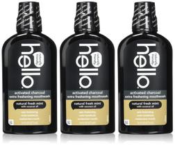 Enxaguante bucal hello Carvão ativado Extra Refreshening 480 mL x3 Enxaguante bucal hello Carvão ativado Extra Refreshening 480 mL x3