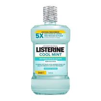 Enxaguante Bucal Listerine, Cool Mint Refrescância Intensa, sem Álcool 1 Litro