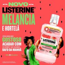 Enxaguante Bucal Listerine, Melancia e Hortelã sem Álcool 500ml