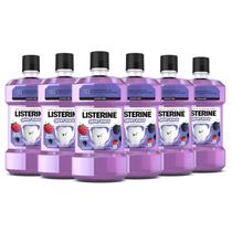 Enxaguante bucal Listerine Smart Rinse Kids 500 ml (pacote com 6) sem álcool Enxaguante bucal Listerine Smart Rinse Kids 500 ml (pacote com 6) sem álcool