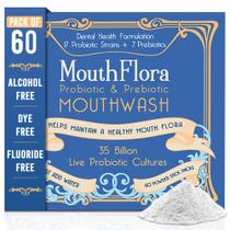 Enxaguante bucal MouthFlora Probiotic & Prebiotic Dental Health 60 unidades Enxaguante bucal MouthFlora Probiotic & Prebiotic Dental Health 60 unidades