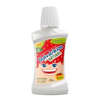 Enxaguante Bucal Natural Morango Sem Álcool Infantil Malvatrikids 250ml