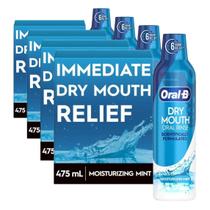 Enxaguante Bucal Oral-B Hidratante para Boca Seca Sabor Menta 475 ml