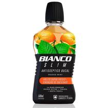 Enxaguante Bucal Orange Mint Antisseptico Slim Bianco 500ml Enxaguante Bucal Orange Mint Antisseptico Slim Bianco 500ml