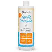 Enxaguante bucal Oxyfresh Gentle Formula, sem sabor, 473 ml