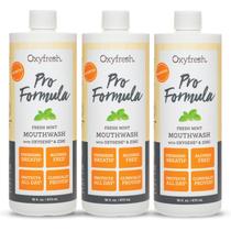 Enxaguante bucal Oxyfresh Pro Formula Fresh Mint 480 ml 3 frascos Enxaguante bucal Oxyfresh Pro Formula Fresh Mint 480 ml 3 frascos