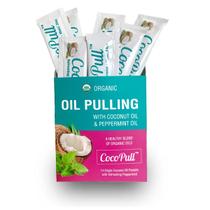 Enxaguante bucal para extração de óleo CocoPull Organic Coconut & Peppermint