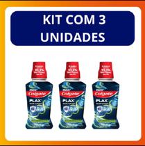 Enxaguante Bucal Plax Kit 3x250ml Odor Control Zero Álcool Hálito Fresco Enxaguante Bucal Plax Kit 3x250ml Odor Control Zero Álcool Hálito Fresco
