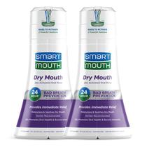 Enxaguante bucal SmartMouth Activated Dry Mouth Relief 480 ml, pacote com 2