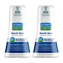 Enxaguante bucal SmartMouth Sore Zinc Oral Rine, 320 ml, pacote com 2 unidades