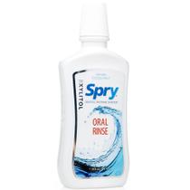 Enxaguante bucal Spry Natural Xilitol Sem Fluoreto de Esmalte Suporta 480 mL