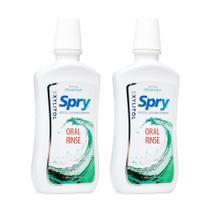 Enxaguante bucal Spry Natural Xilitol Sem Fluoreto de Esmalte Suporta 480 mL Enxaguante bucal Spry Natural Xilitol Sem Fluoreto de Esmalte Suporta 480 mL