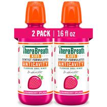 Enxaguante Bucal TheraBreath Kids Anticárie com Flúor 473ml Kit com 2