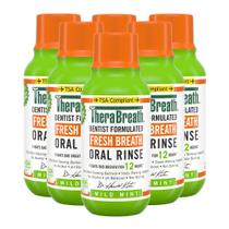 Enxágue Bucal TheraBreath Fresh Breath - Menta Suave - 90ml (6 Unidades)