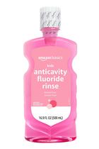 Enxágue com flúor Amazon Basics Kids Bubble Gum 500 ml, 1 pacote Enxágue com flúor Amazon Basics Kids Bubble Gum 500 ml, 1 pacote