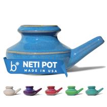 Enxágue sinusal artesanal Neti Pot Baraka 300 ml azul Enxágue sinusal artesanal Neti Pot Baraka 300 ml azul