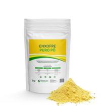 Enxofre em pó puro amarelo 1kg