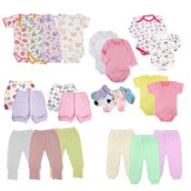 Enxoval Completo 25 Pçs Roupa Bebê Maternidade Menino Menina Enxoval Completo 25 Pçs Roupa Bebê Maternidade Menino Menina