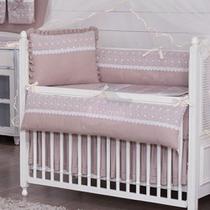 Enxoval de Berço 08 Peças com Mosquiteiro Varal Sofia Baby - Lunenê Baby Enxoval de Berço 08 Peças com Mosquiteiro Varal Sofia Baby - Lunenê Baby