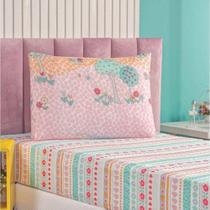 Enxoval Kit Colcha + Jogo De Cama Lençol Bouti Solteiro Infantil Kids 4 Peças - Balão