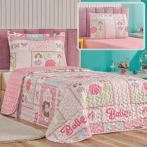 Enxoval Kit Colcha + Jogo De Cama Lençol Bouti Solteiro Infantil Kids 4 Peças - Ballet Enxoval Kit Colcha + Jogo De Cama Lençol Bouti Solteiro Infantil Kids 4 Peças - Ballet