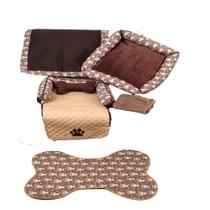 Enxoval Pet 6 pçs Pequeno Avelã