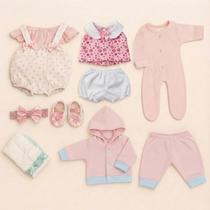 Enxoval Roupas Boneca Bebê Reborn 10 Peças Mamãe Reborn Enxoval Roupas Boneca Bebê Reborn 10 Peças Mamãe Reborn